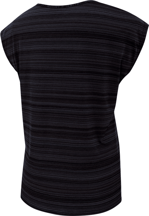 Running Bare Womens Cosmic Dolman Tee - Black Heather