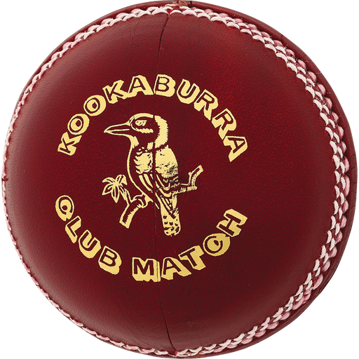 Kookaburra Club Match 142g Cricket Ball - Red