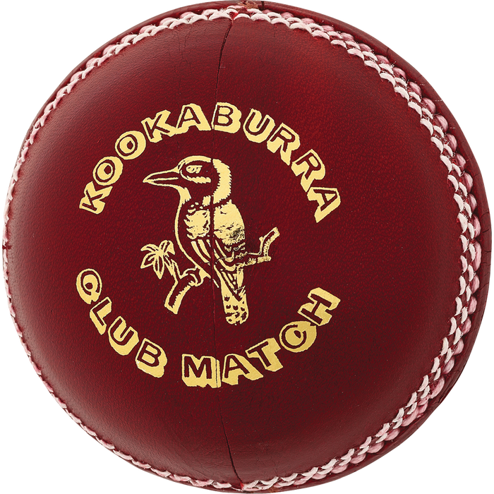 Kookaburra Club Match 142g Cricket Ball - Red