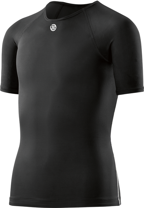 Skins DNAmic Youth Compression Short Sleeve Top - Black