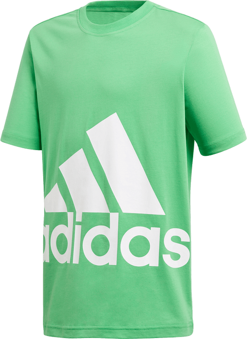 Adidas Boys Big Logo Tee - Energy Green