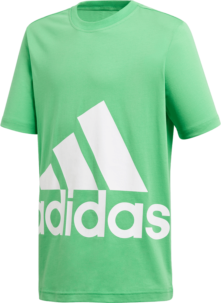 Adidas Boys Big Logo Tee - Energy Green