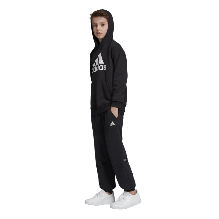 Adidas Boys Bos Hoodie - Black/White