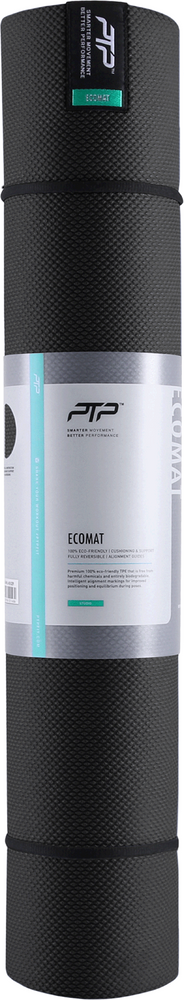 PTP Core Pilates and Yoga EcoMat - Black