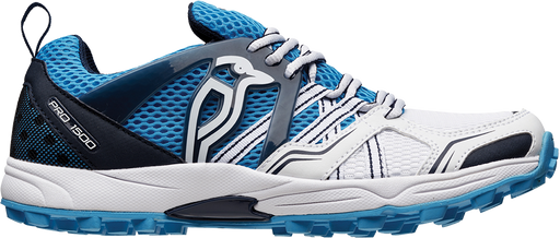 Kookaburra Pro 1500 Rubber Cricket Shoe - Blue/White