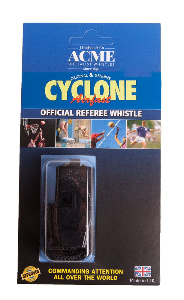 Acme 888 Cyclone Pealess Black Whistle