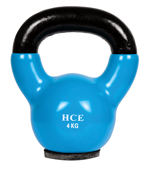 Veo/HCE Vinyl Dipped 4kg KettleBell- Sky Blue