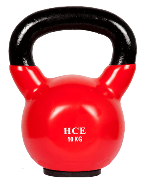 Veo/HCE Vinyl Dipped 10kg KettleBell - Red