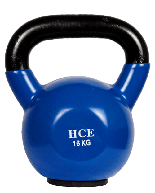 Veo/HCE Vinyl Dipped 16kg KettleBell - Dark Blue