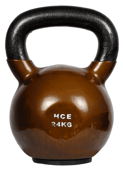 Veo/HCE Vinyl Dipped 24kg KettleBell - Brown