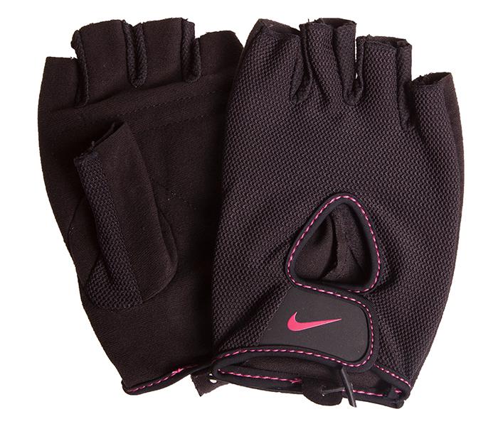 Nike Womens Fundamental Extra Small Training Gloves - Black/Pink