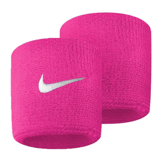 Nike Swoosh Wrsitbands - Vivid Pink/White