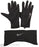 Nike Womens Dri-Fit Small Running Headband/Glove Set - Black/Silver