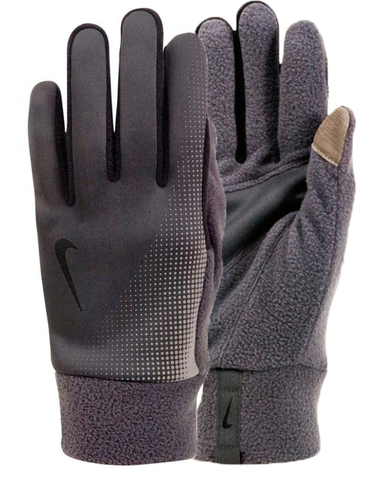 Nike Mens Thermal Large Tech Run Gloves - Anthracite/Black