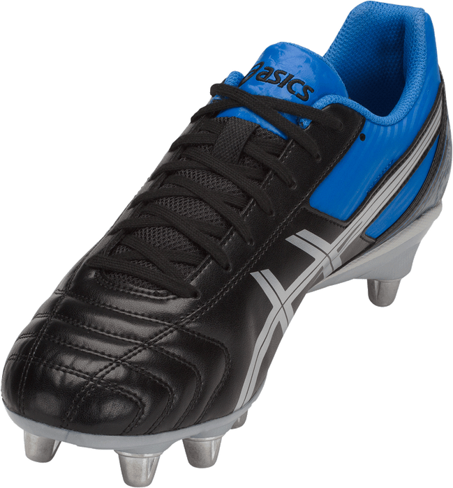 Asics Lethal Tackle Senior Football Boot - Black/Silver