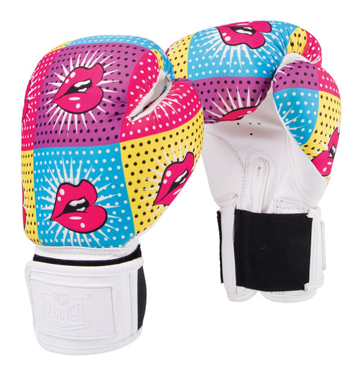 Red Corner Womens Silver Label Boxing Glove-Lips 1.0