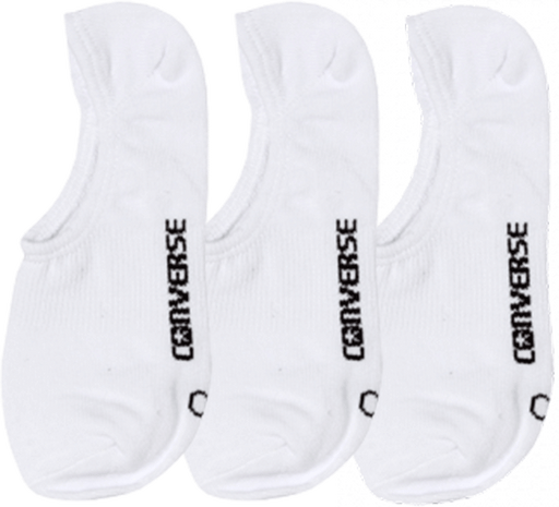 Converse Invisible 3Pk Socks - White