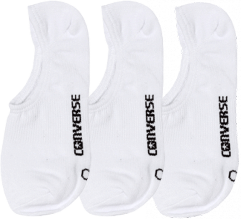 Converse Invisible 3Pk Socks - White