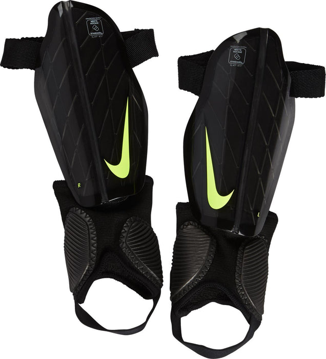 Nike Protegga Flex Youth Soccer Shin Guards - Black/Volt