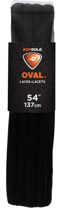 Sof Sole Athletic Oval 54" Laces - Black