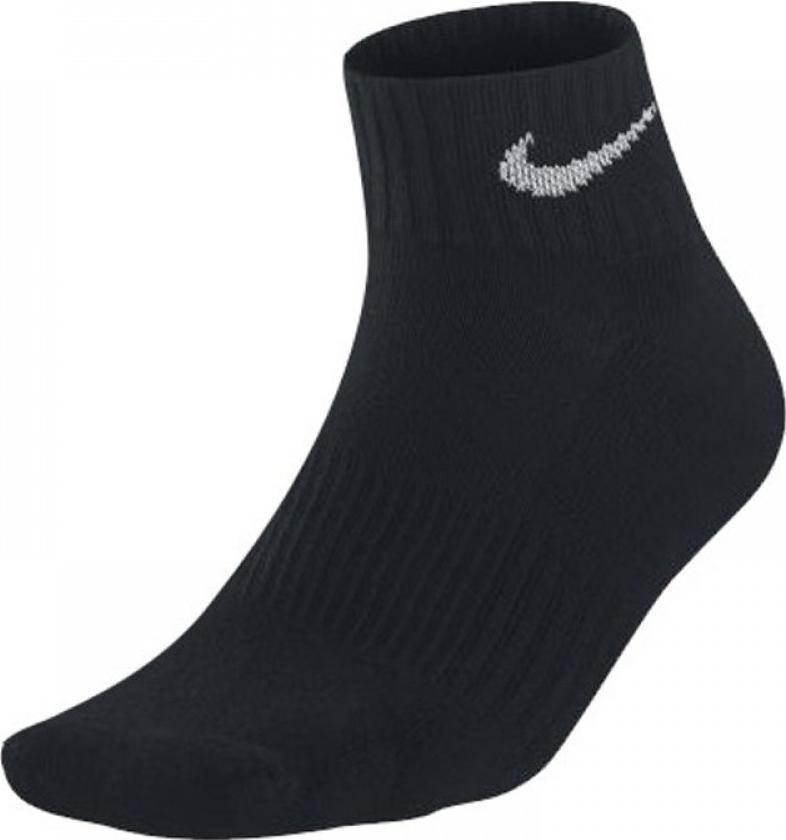 Nike Dri-Fit Half Cushion Quarter Sock - Black