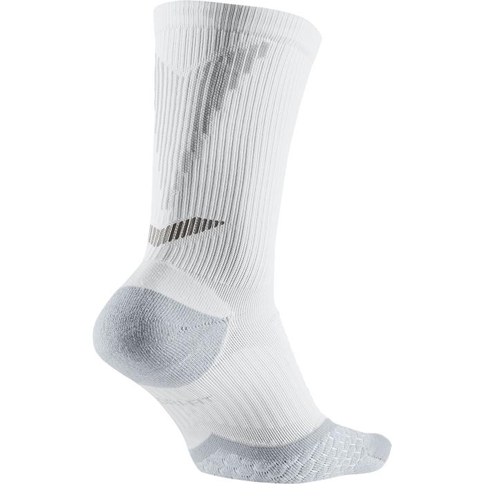 Nike Elite Cushioned Crew Running Sock - White