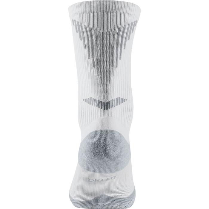 Nike Elite Cushioned Crew Running Sock - White