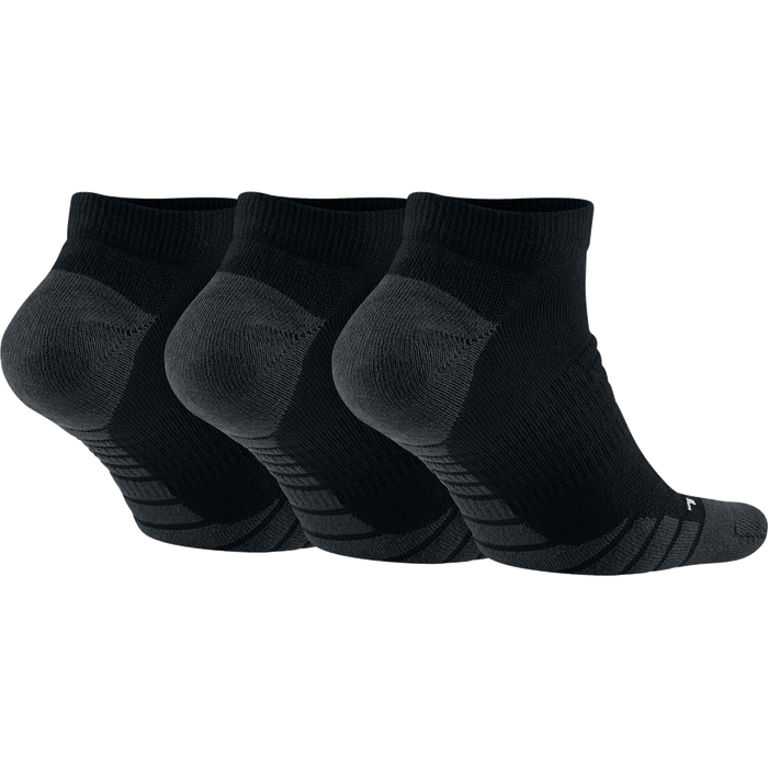 Nike 3 Pack Dry Cushion No-Show Socks - Black/Anthracite