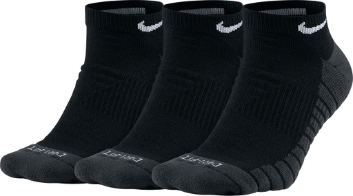 Nike 3 Pack Dry Cushion No-Show Socks - Black/Anthracite