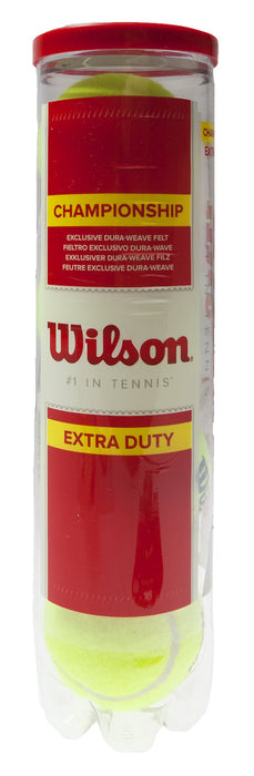 Wilson Championship 4 Ball Can Tennis Balls