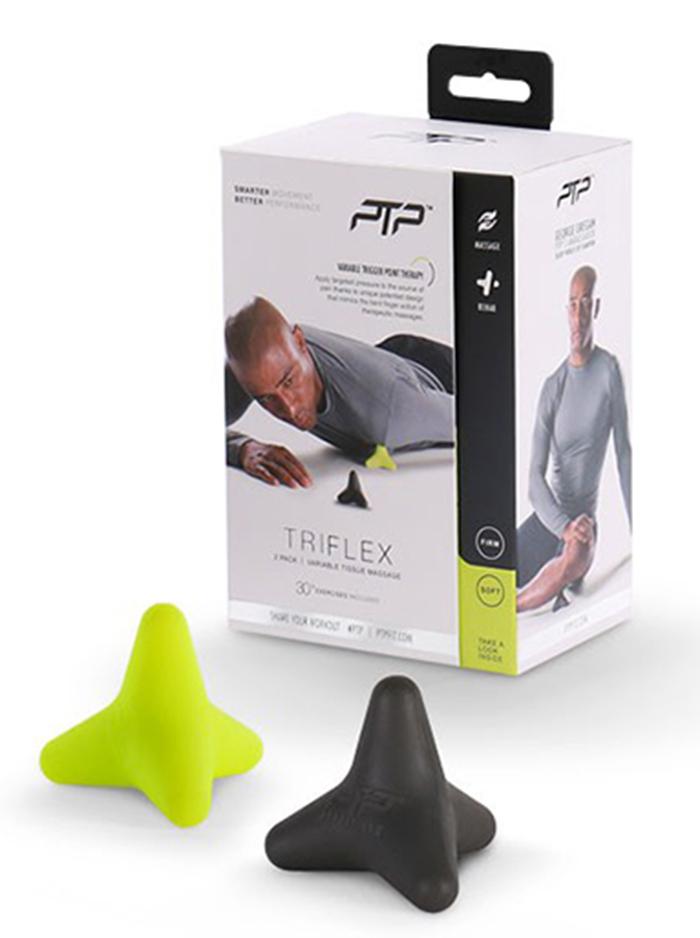 PTP Massage Triflex Combo Set - Black/Lime