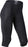 2XU Womens Mid Rise Compression 3/4 Tights - Black/Black Dot Logo