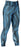 2XU Print Mid Rise Womens Compression Tights - Dresden Blue Vertical Curve