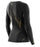 Skins A400 Series Womens Compression Long Sleeve Top-Black/Gold